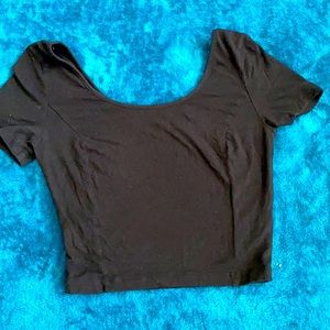 Black Crop Top